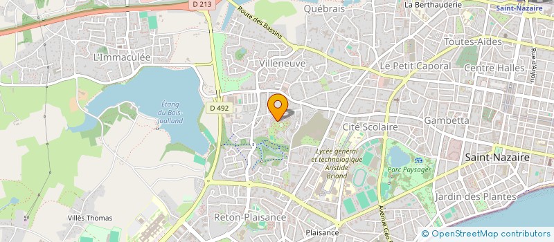 localisation de l'entreprise 921 735 494 à SAINT-NAZAIRE