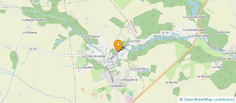 localisation de l'entreprise 921 737 896   CROTELLES