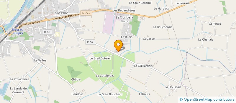 localisation de l'entreprise 921 744 348   GUIPRY-MESSAC