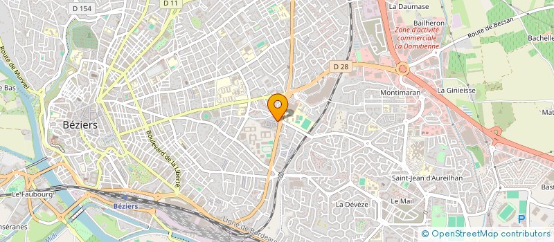 localisation de l'entreprise 921 762 100   BEZIERS