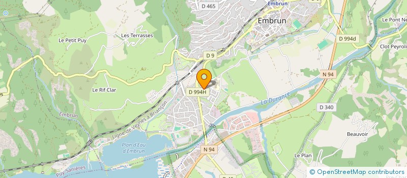 localisation de l'entreprise 921 762 407   EMBRUN