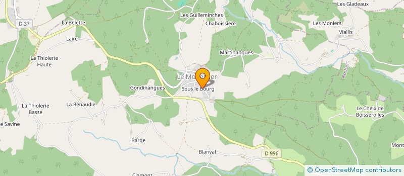 localisation de l'entreprise 921 776 217   LE MONESTIER