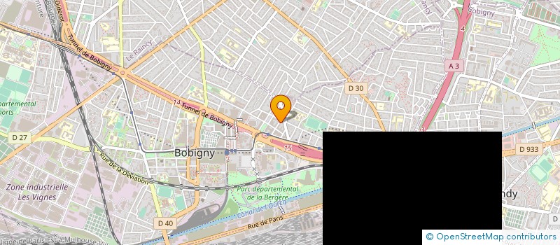 localisation de l'entreprise 921 777 488   BOBIGNY