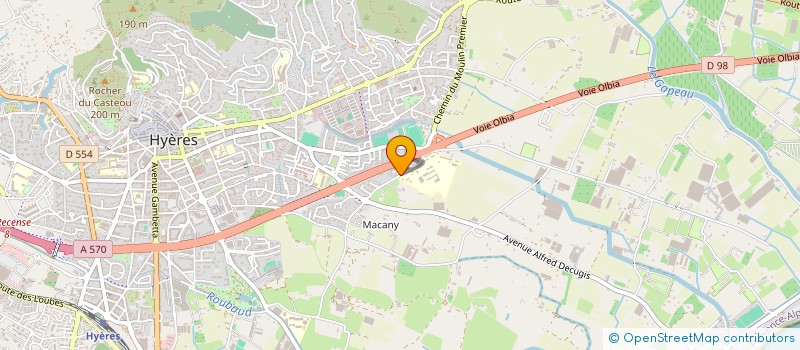 localisation de l'entreprise 921 797 833   TOULON