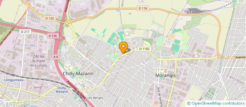 localisation de l'entreprise 921 811 725   CHILLY-MAZARIN