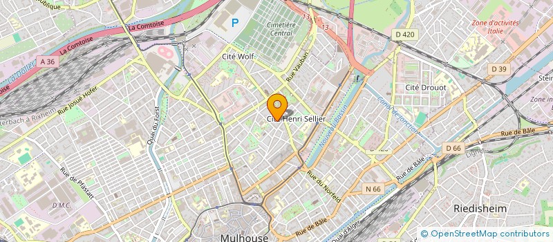 localisation de l'entreprise 921 813 028   MULHOUSE