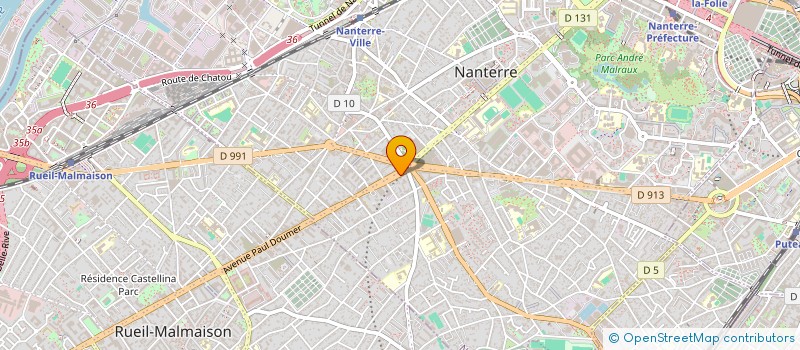 localisation de l'entreprise 921 821 989 à NANTERRE