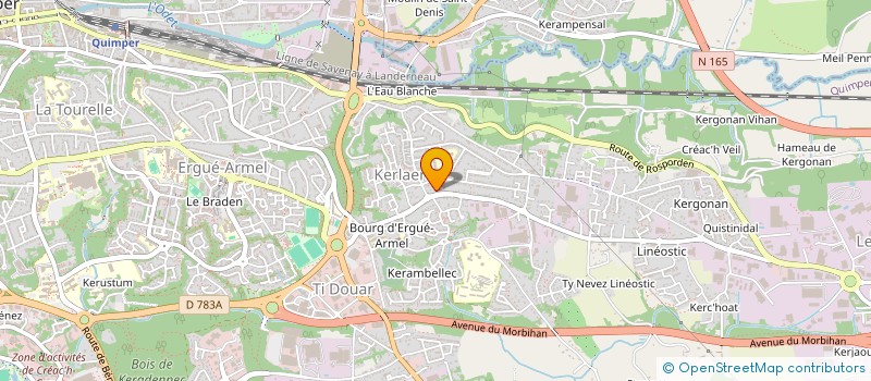 localisation de l'entreprise 921 823 308  à QUIMPER
