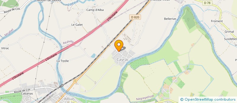 localisation de l'entreprise 921 855 375   CAYRAC