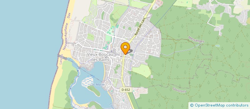 localisation de l'entreprise 921 860 557   VIEUX-BOUCAU-LES-BAINS
