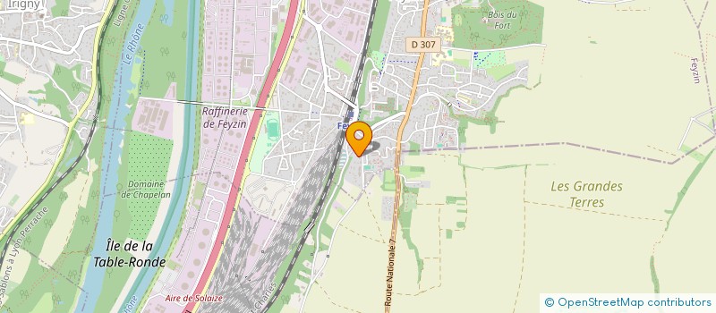 localisation de l'entreprise 921 866 323   FEYZIN