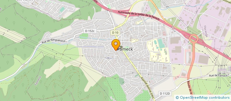 localisation de l'entreprise 921 876 272   FAMECK