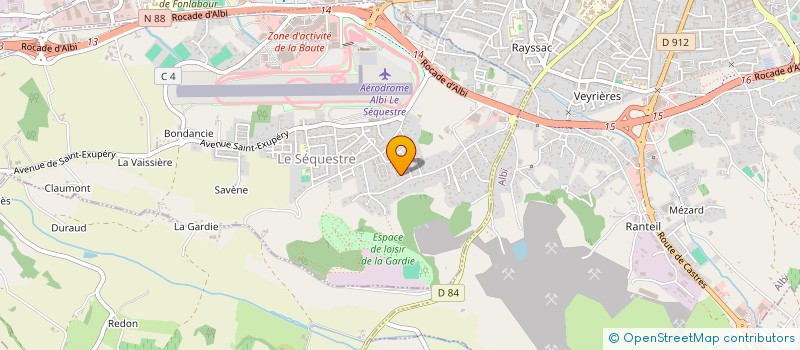 localisation de l'entreprise 921 879 870   LE SEQUESTRE