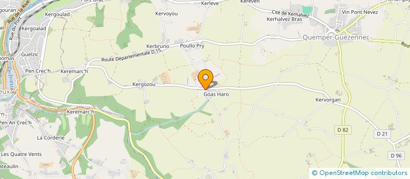 localisation de l'entreprise 921 885 133   QUEMPER-GUEZENNEC