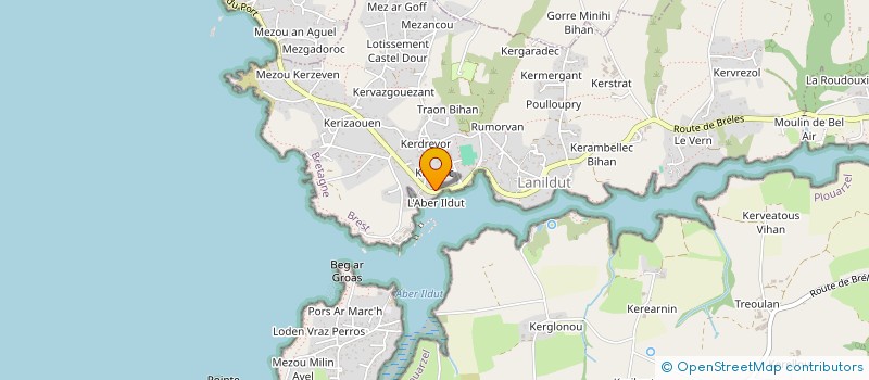 localisation de l'entreprise 921 886 321  à LANILDUT