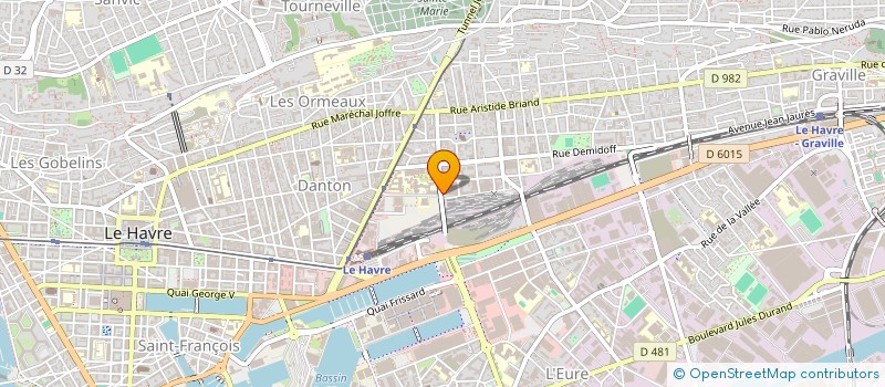 localisation de l'entreprise 921 916 144   LE HAVRE