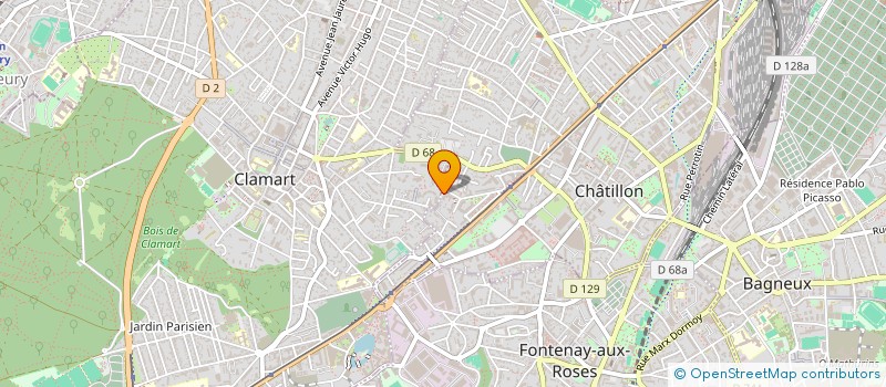 localisation de l'entreprise 921 927 687 à CHATILLON