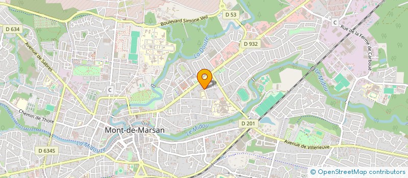 localisation de l'entreprise 921 937 413   MONT-DE-MARSAN