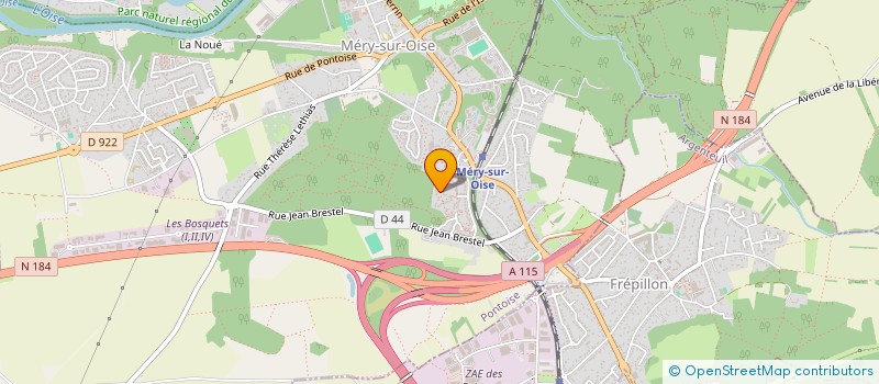 localisation de l'entreprise 921 951 406   MERY-SUR-OISE