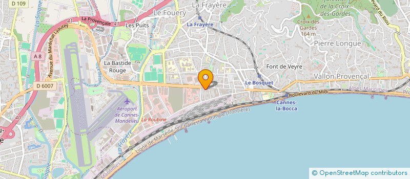 localisation de l'entreprise 921 957 676   CANNES