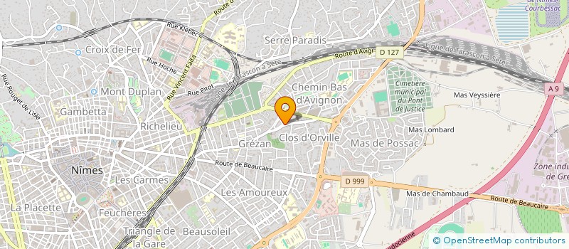 localisation de l'entreprise 921 966 701   NIMES