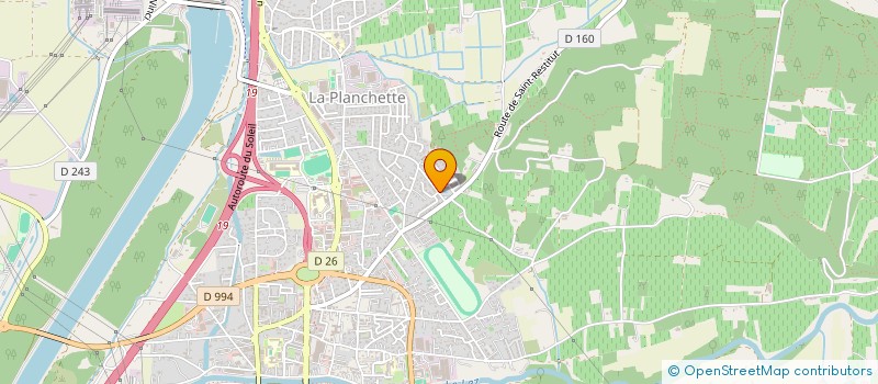 localisation de l'entreprise 921 971 545 à BOLLENE