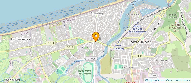 localisation de l'entreprise 921 972 501   CABOURG