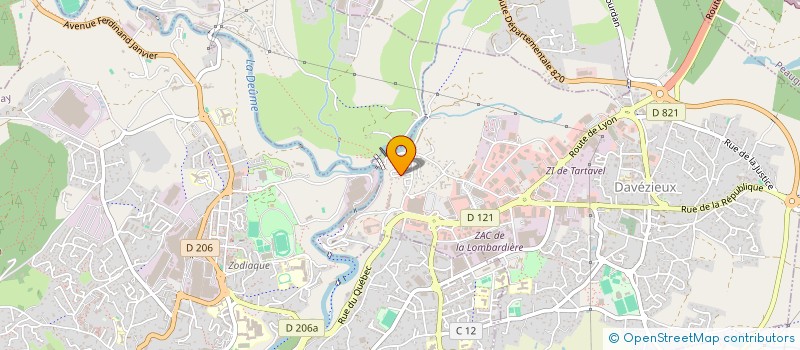 localisation de l'entreprise 921 976 833   DAVEZIEUX