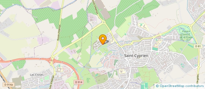 localisation de l'entreprise 921 982 526   LATOUR-BAS-ELNE