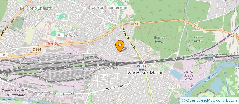 localisation de l'entreprise 921 993 499   LAGNY-SUR-MARNE