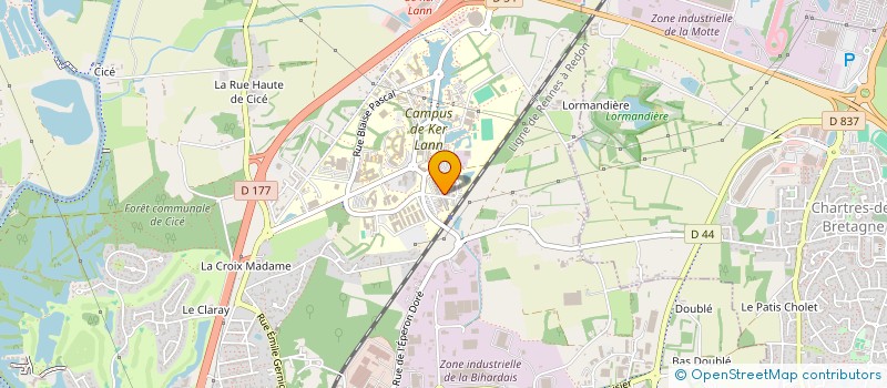 localisation de l'entreprise 922 030 457   BRUZ