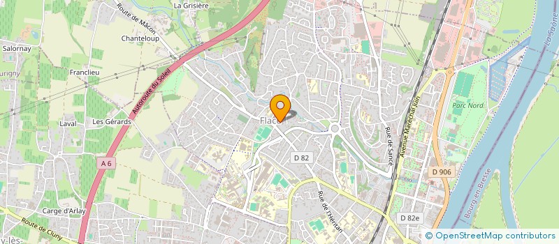 localisation de l'entreprise 922 033 345   CHARNAY-LES-MACON