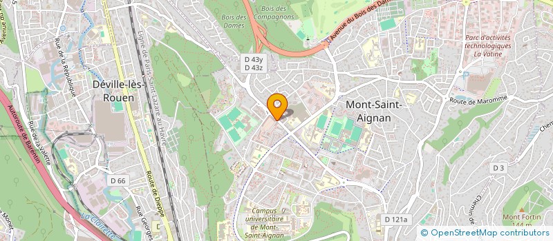 localisation de l'entreprise 922 072 350   DEVILLE-LES-ROUEN