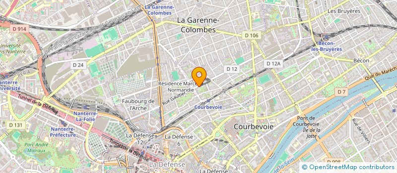 localisation de l'entreprise 922 079 884 à COURBEVOIE