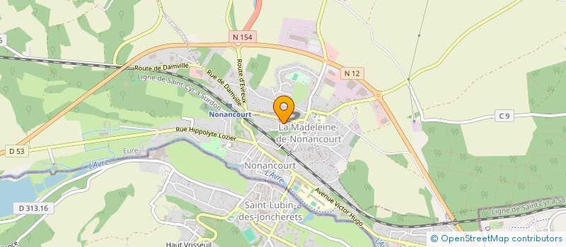 localisation de l'entreprise 922 080 825   LA MADELEINE DE NONANCOURT