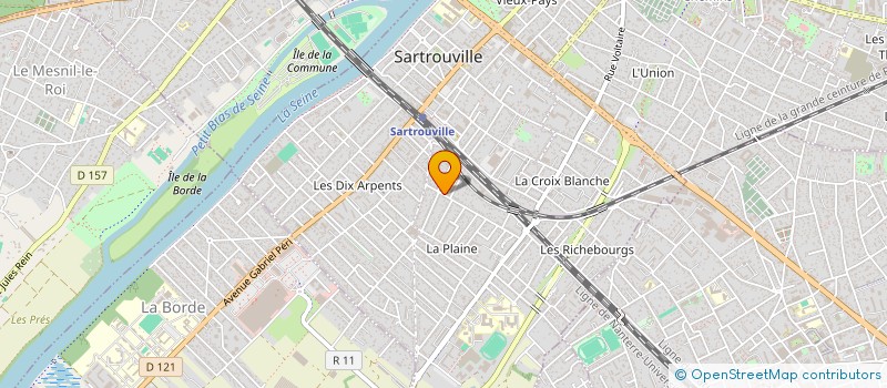 localisation de l'entreprise 922 085 493   SARTROUVILLE