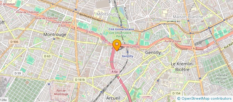 localisation de l'entreprise 922 089 099   GENTILLY