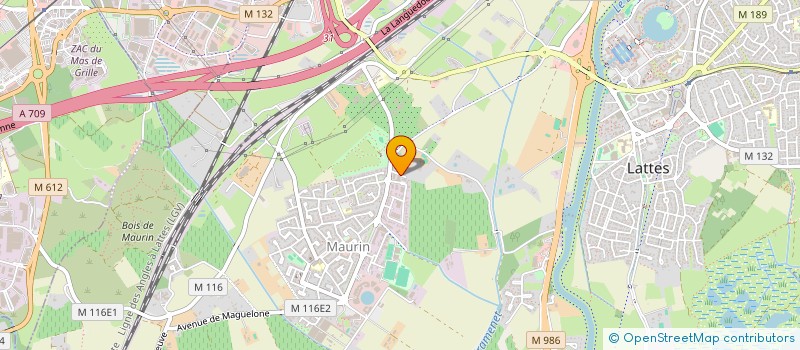 localisation de l'entreprise 922 096 672  à LATTES