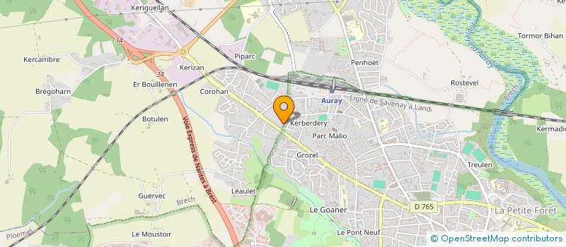 localisation de l'entreprise 922 097 555   BRECH