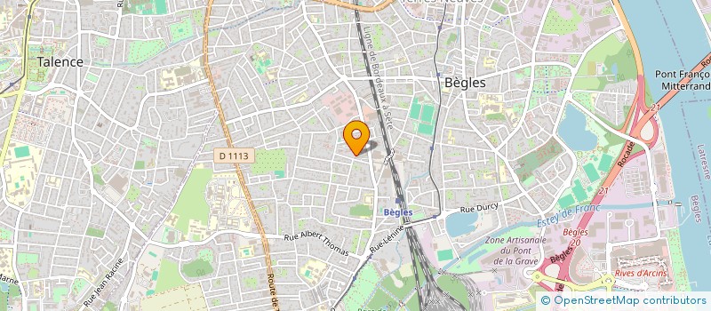 localisation de l'entreprise 922 112 735 à TALENCE