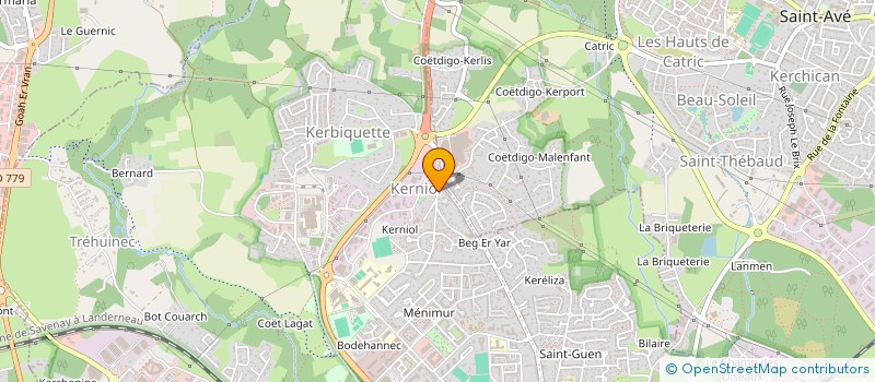 localisation de l'entreprise 922 127 162  à VANNES