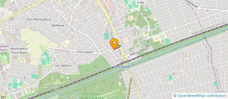 localisation de l'entreprise 922 145 529 à VILLEPINTE