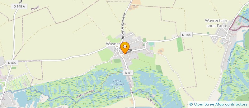 localisation de l'entreprise 922 149 547 à WASNES-AU-BAC