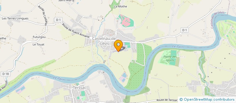localisation de l'entreprise 922 161 625 à ALBI