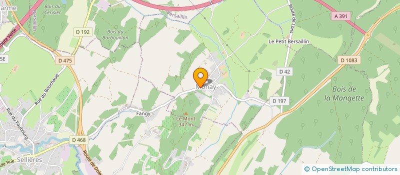 localisation de l'entreprise 922 181 805   DOMBLANS