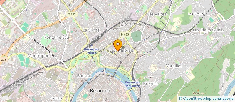 localisation de l'entreprise 922 187 778 à BESANCON