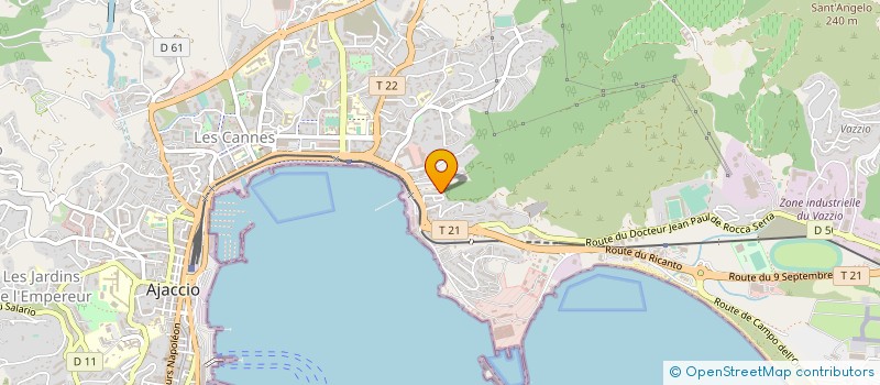 localisation de l'entreprise 922 190 962 à AJACCIO