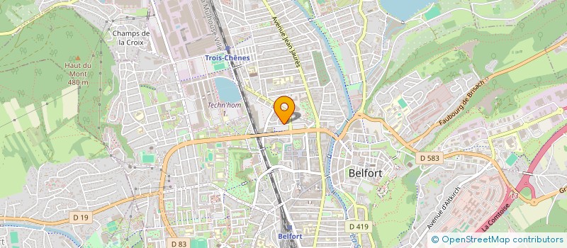 localisation de l'entreprise 922 193 933 à BELFORT