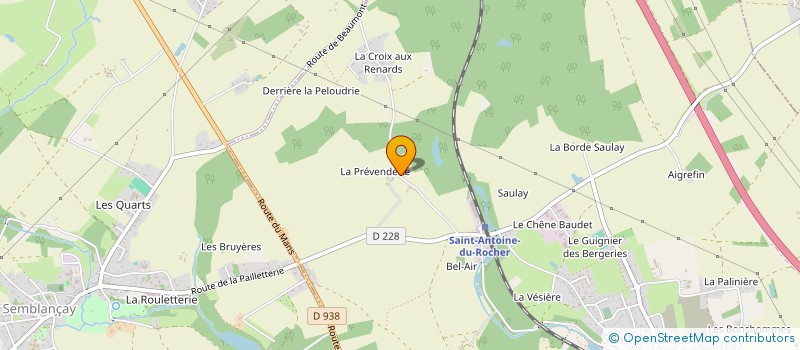 localisation de l'entreprise 922 200 076 à SAINT-PATERNE-RACAN