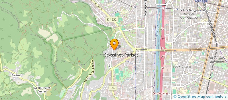 localisation de l'entreprise 922 219 340   SEYSSINET-PARISET